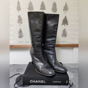 Paola Ferri Leather Boots - 41